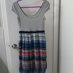 Pleated, size medium hi/low summer dress by Xhilaration